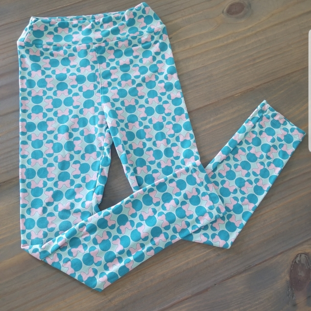 LulaRoe Girls Disney Leggings size L/XL Minnie
